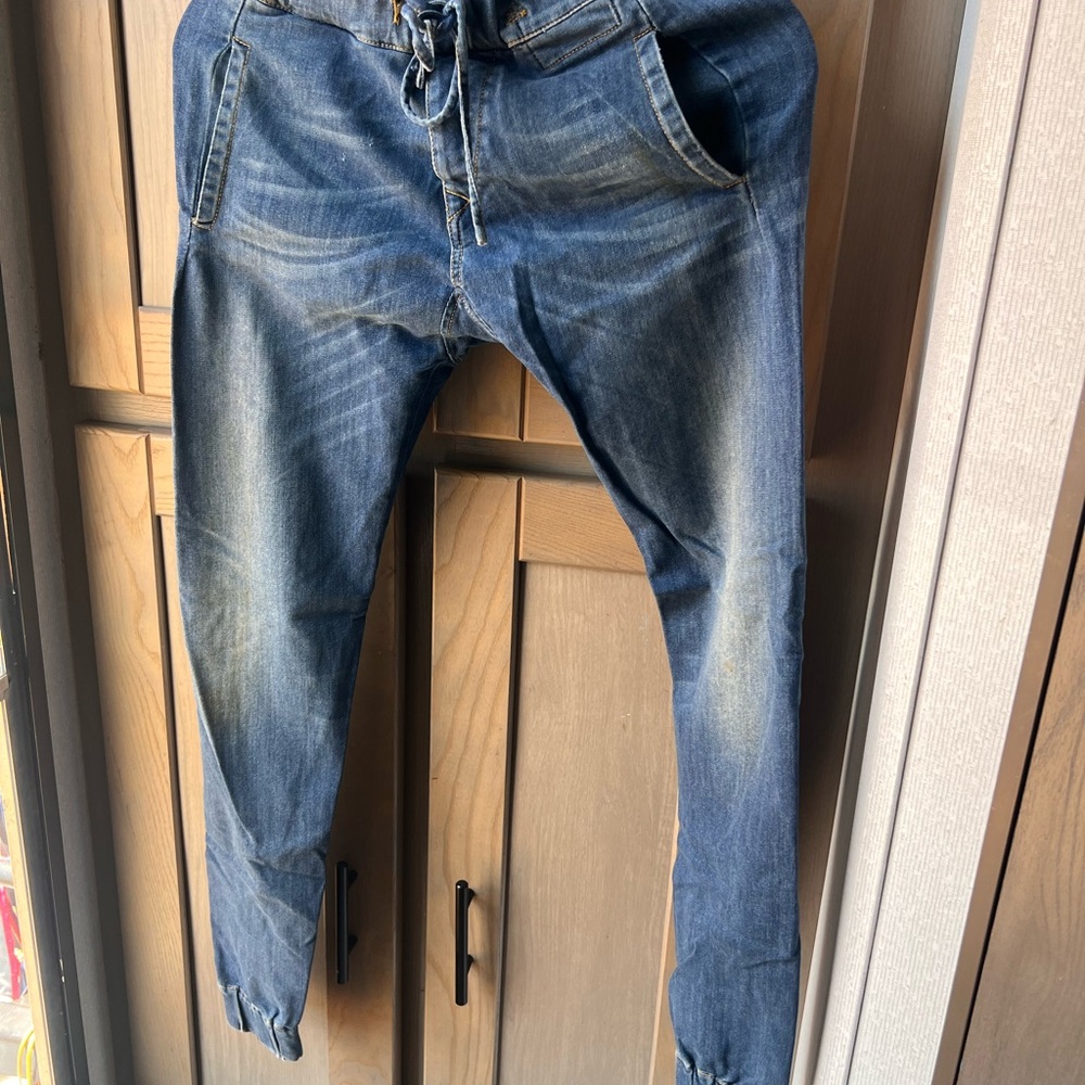 R13 Blue Ankle Cropped Jeans Size 25